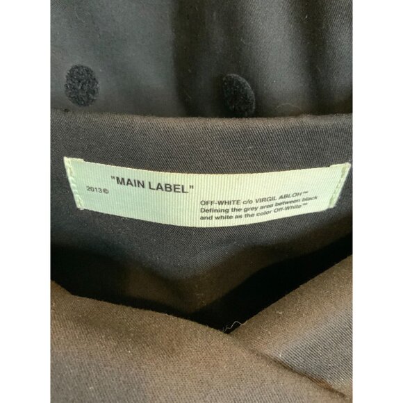 Off-White C/O Virgil Abloh Black Polyester Red Arrow Travel Backpack - Picture 9 of 11